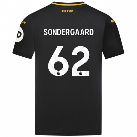 Kandiny Damen Andreas Sondergaard #62 Schwarz Auswärtstrikot Trikot 2024/25 T-Shirt Österreich