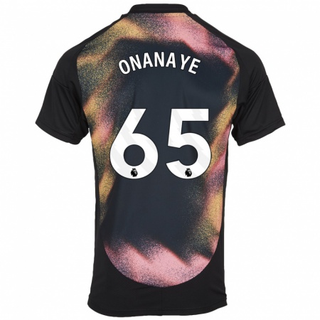 Kandiny Dames Toby Onanaye #65 Zwart Wit Uitshirt Uittenue 2024/25 T-Shirt