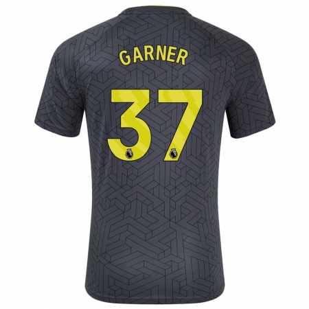 Kandiny Donna Maglia James Garner #37 Nero Giallo Kit Gara Away 2024/25 Maglietta