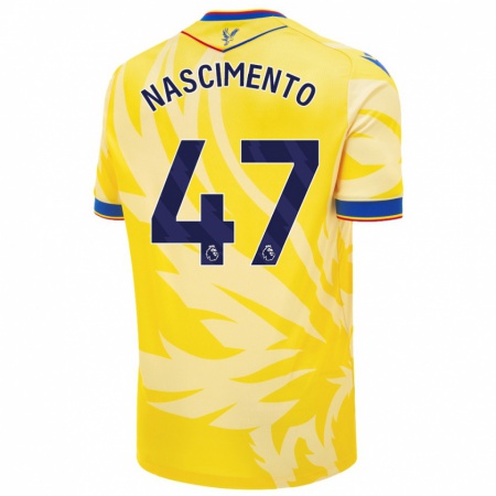 Kandiny Donna Maglia Adler Nascimento #47 Giallo Kit Gara Away 2024/25 Maglietta