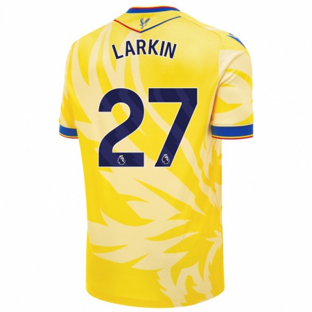 Kandiny Mujer Camiseta Abbie Larkin #27 Amarillo 2ª Equipación 2024/25 La Camisa