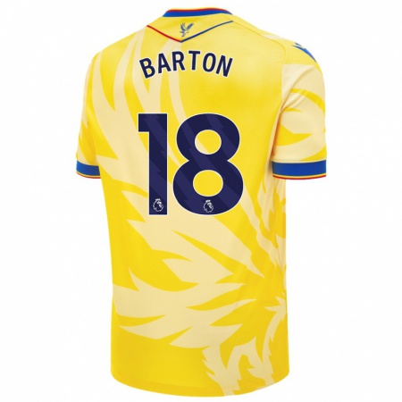 Kandiny Dames Kirsty Barton #18 Geel Uitshirt Uittenue 2024/25 T-Shirt