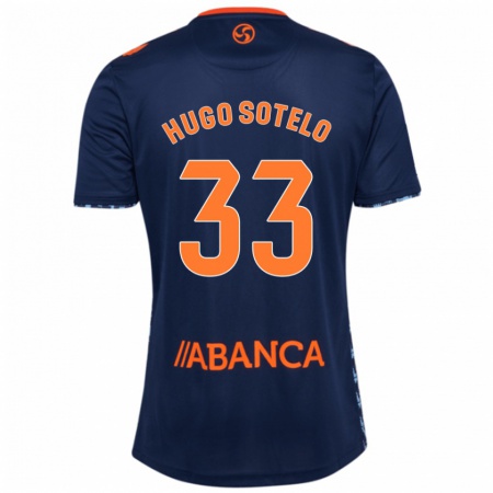 Kandiny Dames Hugo Sotelo #33 Marineblauw Uitshirt Uittenue 2024/25 T-Shirt