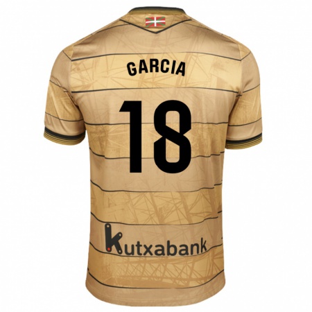 Kandiny Dames Eder García #18 Bruin Uitshirt Uittenue 2024/25 T-Shirt