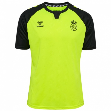 Kandiny Dames Elyaz Zidane #21 Fluorescerend Geel Zwart Uitshirt Uittenue 2024/25 T-Shirt