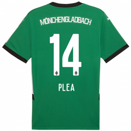 Kandiny Donna Maglia Alassane Plea #14 Verde Bianco Kit Gara Away 2024/25 Maglietta