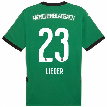 Kandiny Dames Michel Lieder #23 Groen Wit Uitshirt Uittenue 2024/25 T-Shirt