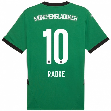 Kandiny Dames Laura Radke #10 Groen Wit Uitshirt Uittenue 2024/25 T-Shirt