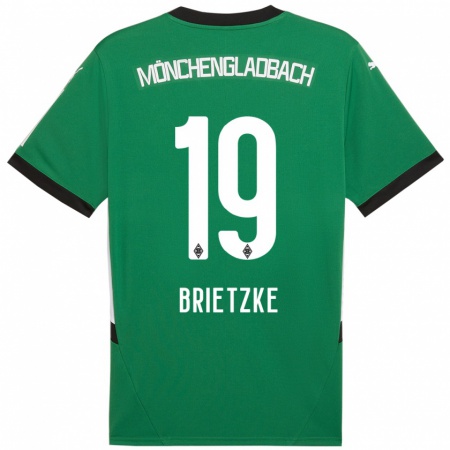 Kandiny Dames Yvonne Brietzke #19 Groen Wit Uitshirt Uittenue 2024/25 T-Shirt