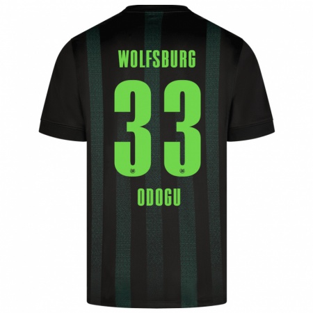 Kandiny Damen David Odogu #33 Dunkelgrün Auswärtstrikot Trikot 2024/25 T-Shirt Österreich