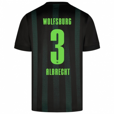 Kandiny Dames Ben Albrecht #3 Donkergroen Uitshirt Uittenue 2024/25 T-Shirt