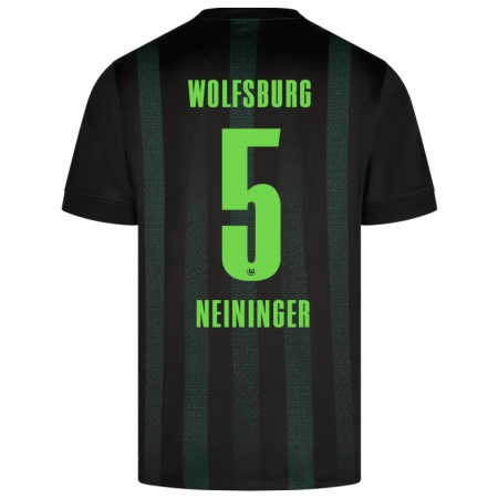 Kandiny Damen Tim Neininger #5 Dunkelgrün Auswärtstrikot Trikot 2024/25 T-Shirt Österreich