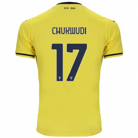 Kandiny Dames Ogonna Chukwudi #17 Geel Uitshirt Uittenue 2024/25 T-Shirt