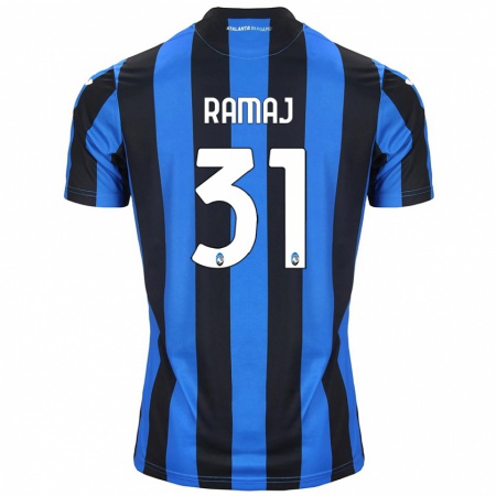 Kandiny Kinderen Gabriel Ramaj #31 Blauw Zwart Thuisshirt Thuistenue 2024/25 T-Shirt