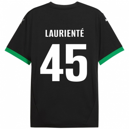 Kandiny Kinderen Armand Laurienté #45 Zwart Donkergroen Thuisshirt Thuistenue 2024/25 T-Shirt