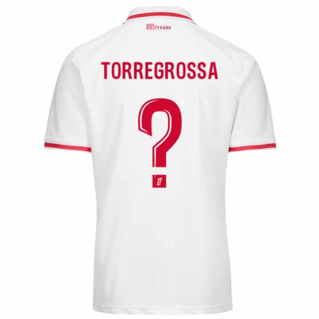 Kandiny Kinder Hugo Torregrossa #0 Weiß Rot Heimtrikot Trikot 2024/25 T-Shirt Österreich