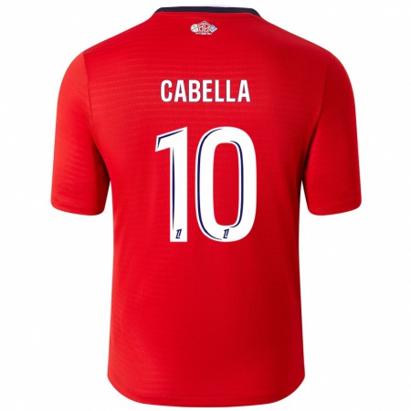 Kandiny Kinderen Rémy Cabella #10 Rood Wit Thuisshirt Thuistenue 2024/25 T-Shirt