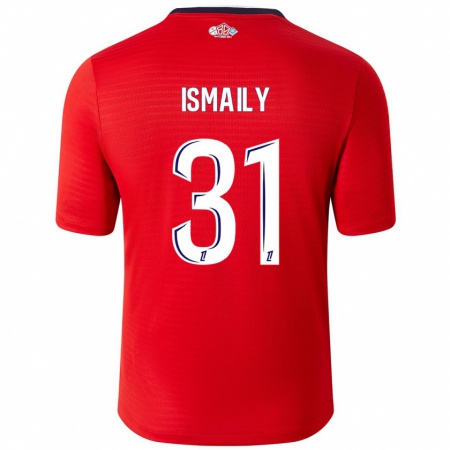 Kandiny Kinderen Ismaily #31 Rood Wit Thuisshirt Thuistenue 2024/25 T-Shirt