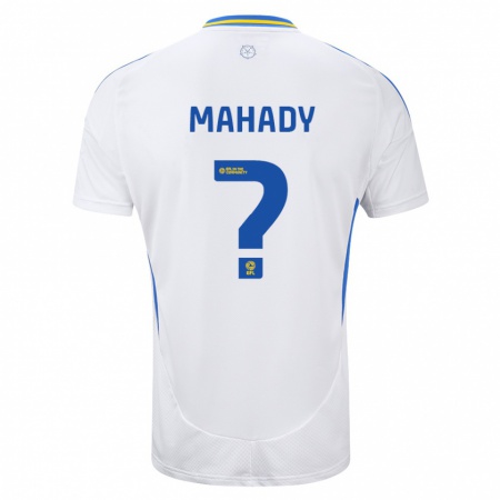 Kandiny Bambino Maglia Rory Mahady #0 Bianco Blu Kit Gara Home 2024/25 Maglietta