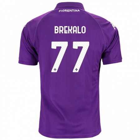 Kandiny Bambino Maglia Josip Brekalo #77 Viola Kit Gara Home 2024/25 Maglietta