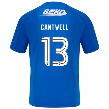 Kandiny Kinderen Todd Cantwell #13 Donkerblauw Thuisshirt Thuistenue 2024/25 T-Shirt