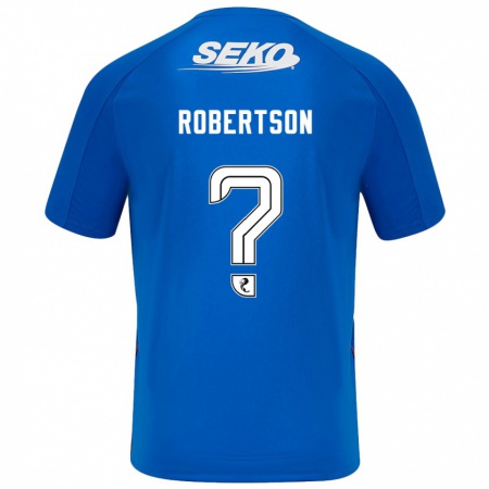 Kandiny Kinderen Kerr Robertson #0 Donkerblauw Thuisshirt Thuistenue 2024/25 T-Shirt