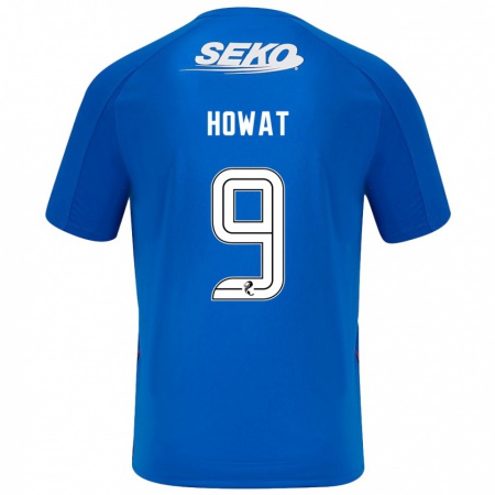 Kandiny Kinderen Kirsty Howat #9 Donkerblauw Thuisshirt Thuistenue 2024/25 T-Shirt