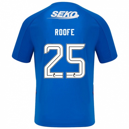 Kandiny Bambino Maglia Kemar Roofe #25 Blu Scuro Kit Gara Home 2024/25 Maglietta