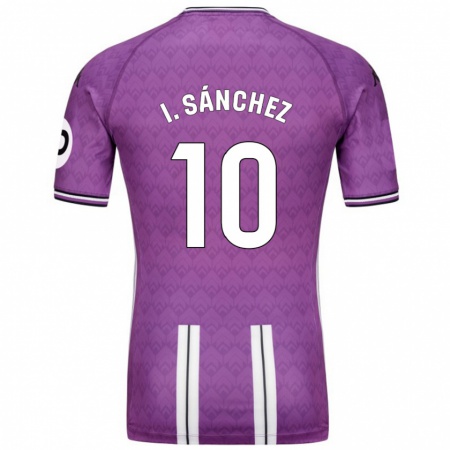 Kandiny Kinderen Iván Sánchez #10 Paars Wit Thuisshirt Thuistenue 2024/25 T-Shirt