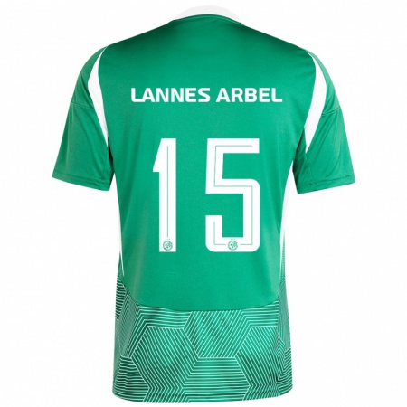 Kandiny Kinderen Tomer Lannes Arbel #15 Groen Wit Thuisshirt Thuistenue 2024/25 T-Shirt