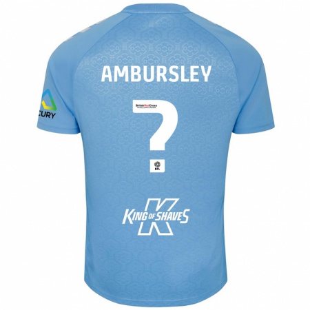 Kandiny Bambino Maglia Conrad Ambursley #0 Blu Bianco Kit Gara Home 2024/25 Maglietta