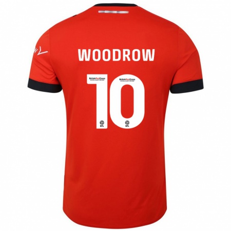 Kandiny Kinderen Cauley Woodrow #10 Oranje Zwart Thuisshirt Thuistenue 2024/25 T-Shirt