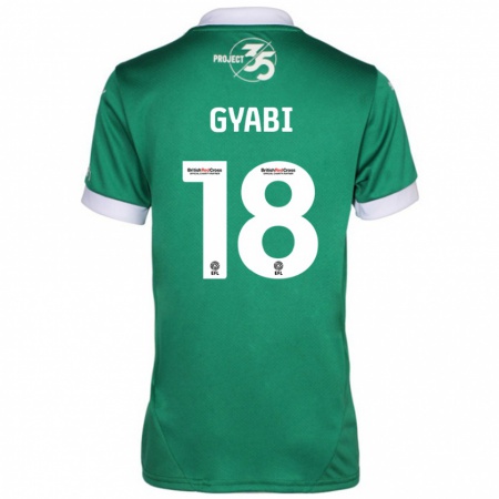 Kandiny Kinderen Darko Gyabi #18 Groen Wit Thuisshirt Thuistenue 2024/25 T-Shirt