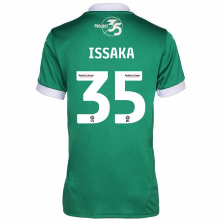 Kandiny Kinderen Freddie Issaka #35 Groen Wit Thuisshirt Thuistenue 2024/25 T-Shirt