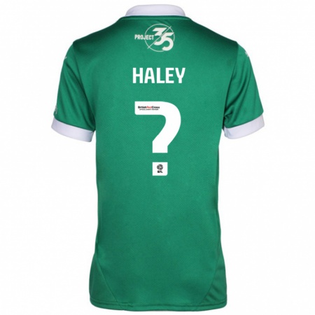 Kandiny Kinderen Toby Haley #0 Groen Wit Thuisshirt Thuistenue 2024/25 T-Shirt