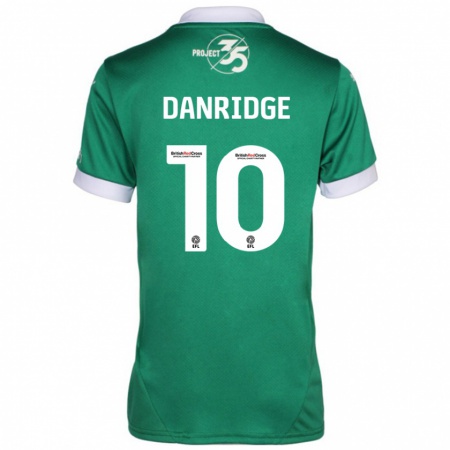 Kandiny Kinderen Rebecca Danridge #10 Groen Wit Thuisshirt Thuistenue 2024/25 T-Shirt