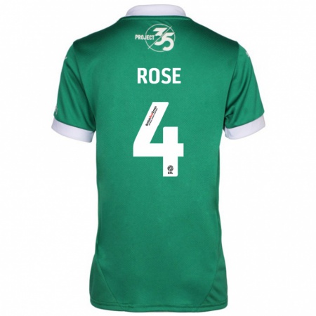 Kandiny Kinderen Jemma Rose #4 Groen Wit Thuisshirt Thuistenue 2024/25 T-Shirt