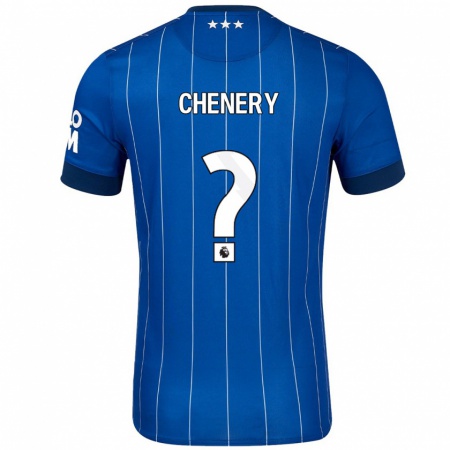 Kandiny Kinder George Chenery #0 Marineblau Heimtrikot Trikot 2024/25 T-Shirt Österreich