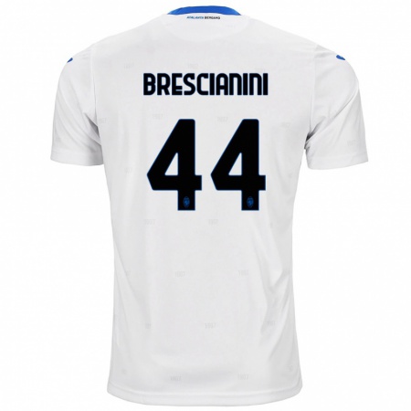 Kandiny Kinderen Marco Brescianini #44 Wit Uitshirt Uittenue 2024/25 T-Shirt