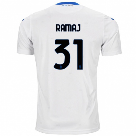 Kandiny Kinderen Gabriel Ramaj #31 Wit Uitshirt Uittenue 2024/25 T-Shirt