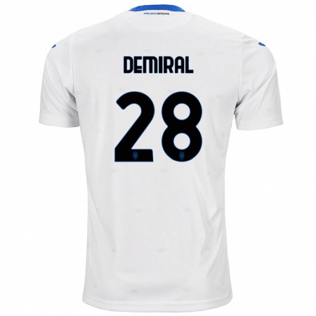 Kandiny Kinderen Merih Demiral #28 Wit Uitshirt Uittenue 2024/25 T-Shirt