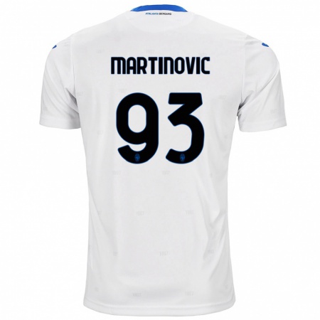 Kandiny Kinder Melania Martinovic #93 Weiß Auswärtstrikot Trikot 2024/25 T-Shirt Österreich