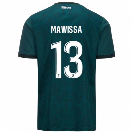 Kandiny Kinderen Christian Mawissa #13 Donkergroen Uitshirt Uittenue 2024/25 T-Shirt