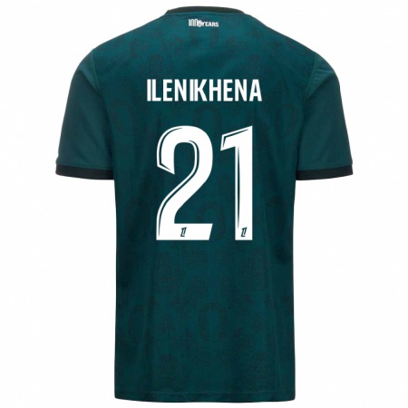 Kandiny Kinderen George Ilenikhena #21 Donkergroen Uitshirt Uittenue 2024/25 T-Shirt