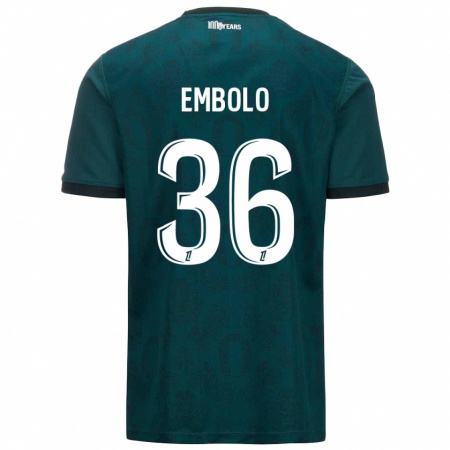 Kandiny Kinderen Breel Embolo #36 Donkergroen Uitshirt Uittenue 2024/25 T-Shirt