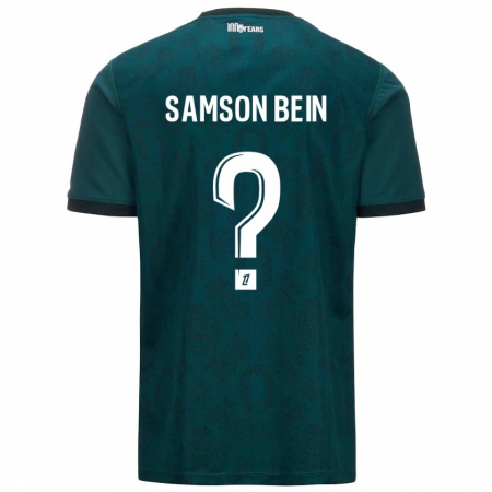 Kandiny Kinderen Sirak Samson Bein #0 Donkergroen Uitshirt Uittenue 2024/25 T-Shirt