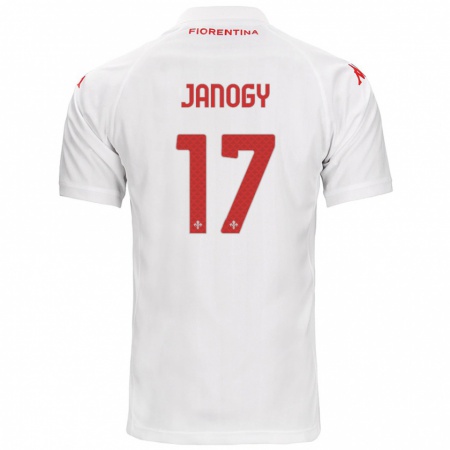 Kandiny Kinderen Madelen Janogy #17 Wit Uitshirt Uittenue 2024/25 T-Shirt