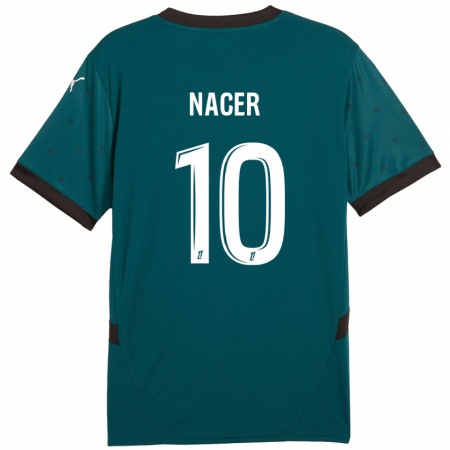 Kandiny Kinderen Myriem Nacer #10 Donkergroen Uitshirt Uittenue 2024/25 T-Shirt