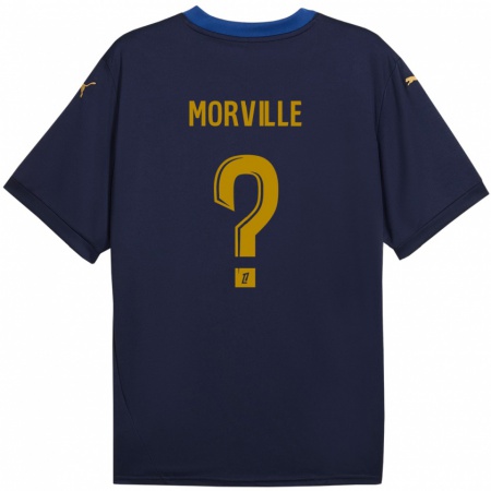 Kandiny Kinderen Matisse Morville #0 Marineblauw Goud Uitshirt Uittenue 2024/25 T-Shirt