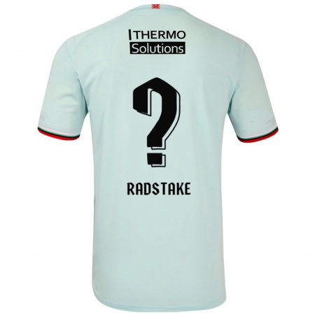 Kandiny Kinderen Ruben Radstake #0 Lichtgroen Uitshirt Uittenue 2024/25 T-Shirt